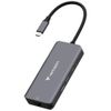 Adapter Hub Verbatim USB-C/HDMI/3xUSB-A 3.2/RJ45 aluminiowy 32157