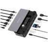 Adapter Verbatim stacja dokująca USB-C   Pro 15w1 2xHDMI/1xRJ45/3xUSB-A/3xUSB-C/1xSD/1xmicroSD/1xAudio/1xDisplayPort/1xSSD szary 32173