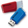 Pendrive Verbatim Store `n` Click USB 3.0 32GB 2 szt czerwona/niebieska 49308