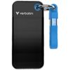 Dysk Zewnętrzny Verbatim Pocket SSD 512GB - brelok do kluczy z kablem USB-C 3.2 gen.2 czarno-niebieski 32283
