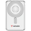 Verbatim Powerbank indukcyjny `n` Go 15W 5000mAh Wireless Magnetic 2xkabel USB-C srebrny 32276