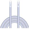 Kabel Verbatim Sync & Charge SoftTouch USB-C do USB-C 100W PD3.0 120cm fioletowy 30278