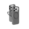 Etui AMAZINGTHING Cloudie na iPhone 17 Pro z podstawką - szare