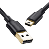 Ugreen kabel przewód USB - mini USB 480 Mbps 1,5 m czarny (US132 10385)