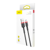 Kabel Baseus Cafule Cable CAMKLF-B91 USB-A / micro USB 2.4A 1 m - czarno-czerwony