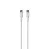 Kabel Puro Soft USB-C - USB-C 60W 1,5m silikonowy- biały