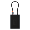 Hub USB-C 8w1 Baseus PioneerJoy HDMI 4K@60Hz + HDMI 4K@30Hz + DisplayPort 8K@30Hz + VGA + 2 x USB-A 3.0 + 2 x USB-C - szary