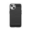 Elastyczne etui Carbon Case z wzorem karbon do iPhone 15 - czarne