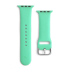 Silikonowa opaska Silicone Strap APS do Apple Watch 38 / 40 / 41 mm pasek bransoleta do zegarka - miętowa
