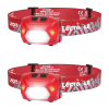 Latarka czołowa LEPRO 320014-R-2 USB 2 szt.