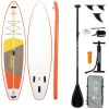 Deska do pływania SUP FunWater SUPFW69B 3,35m (pomarańczowo-biała)