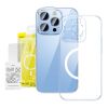 Zestaw ochronny Baseus Crystal przeźroczyste etui magnetyczne i szkło hartowane do iPhone 14 Pro Max