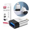 Adapter XO USB - Lightning NB186 OTG srebrny