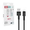 Kabel USB XO NB-Q166 - Lightning 1,0 m 5A czarny