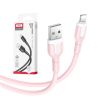 XO KABEL NB212 USB-LIGHTNING 2,1A PINK 1M