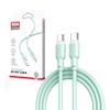 Kabel XO NB208B PD USB-C - USB-C 1m 60W zielony