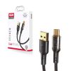 Kabel USB XO Clear NB229 Typ-C USB-C 1.0 m 2.4A czarny