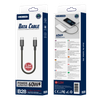 JELLICO kabel - B28 USB-C / USB-C 60W PD oplot 0,3m czarny