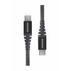 SWISSTEN Kabel Kevlar USB-C / USB-C 60W 3A 1,5m antracyt