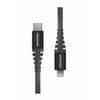SWISSTEN Kabel Kevlar USB-C / Lightning 60W 3A 1,5m antracyt