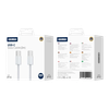 JELLICO kabel - IP15 USB-C / USB-C 60W 2m biały (nylonowy oplot)