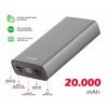 SWISSTEN Aluminum Power Bank 20 000 mAh 20W PD szary