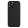 Baseus Liquid Gel Case silikonowe etui pokrowiec do iPhone 13 Pro Max czarny (ARYT000201)