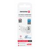 SWISSTEN Ładowarka Sieciowa Adapter GaN USB-C 45W PD + USB-A 18W biała