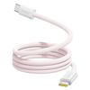 Baseus Dynamic 4 Pro Kabel magnetyczny USB-C / USB-C 100W 1m różowy