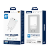 JELLICO ładowarka sieciowa - EU19 GaN PD 40W 2x USB-C + kabel USB-C / USB-C zestaw biały