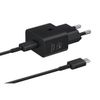 EP-T2510EBE + EP-DN980BBE Samsung USB-C 25W Travel Charger + USB-C Data Cable Black (OOB Bulk)