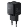 Baseus Palm ładowarka sieciowa USB-C + USB-A 30W czarna