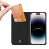 Etui z klapką i portfelem Dux Ducis Skin Pro do iPhone 15 Pro - czarne