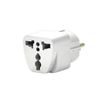 ADAPTER sieciowy podróżny PL na UK / USA biały