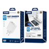 JELLICO ładowarka sieciowa - EU20 GaN PD 65W 2xUSB-C + 1xUSB QC3.0 biała