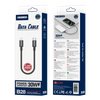 JELLICO kabel - B28 USB-C / Lightning 30W PD oplot 0,3m czarny