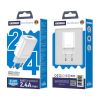 JELLICO Ładowarka sieciowa - EU01 2.4A USB biała