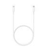 Oryginalny Kabel Samsung EP-DW767JWE USB-C / USB-C 3A PD 1,8m biały (bulk)