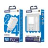 JELLICO Ładowarka sieciowa - EU01 2.4A USB + kabel Lightning zestaw biały