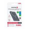 SWISSTEN Power Bank 5000 mAh MagSafe 20W USB-C srebrny