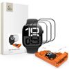 SZKŁO HYBRYDOWE TECH-PROTECT EASY SET FLEX+ 3-PACK APPLE WATCH 10 / 11 (46 MM) BLACK