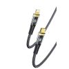Yesido Kabel CA101 PD 20W Type-C/Lightning 1.2m PVC 3A, BLACK / CZARNY
