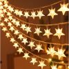 Girlanda 10m (80 lampek LED) USB Gwiazdki, WARM WHITE / CIEPŁY BIAŁY