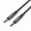 Yesido Kabel Audio YAU43 3.5mm Aux Male - 3.5mm Aux Male, 1m, BLACK / CZARNY