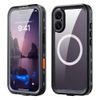 Etui na iPhone 17 wodoodporne Shellbox Dot zgodne z MagSafe czarne