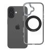 Etui na iPhone 17 Frame Circle Stand zgodne z MagSafe czarne