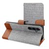 Etui z klapką na Xiaomi Redmi NOTE 15 5G Jeans Book szare