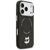 KARL LAGERFELD futerał do IPHONE 17 Pro kompatybilny z MagSafe KLHMP17LPSMLRCHK (PU Choupette Pin) czarny