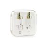 Kabel AUX Jack 3,5 mm (męski) do Jack 3,5 mm (męski) BOX 1 m biały