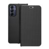 Etui z klapką na Samsung A15 4G / A15 5G Luna Book Carbon czarne